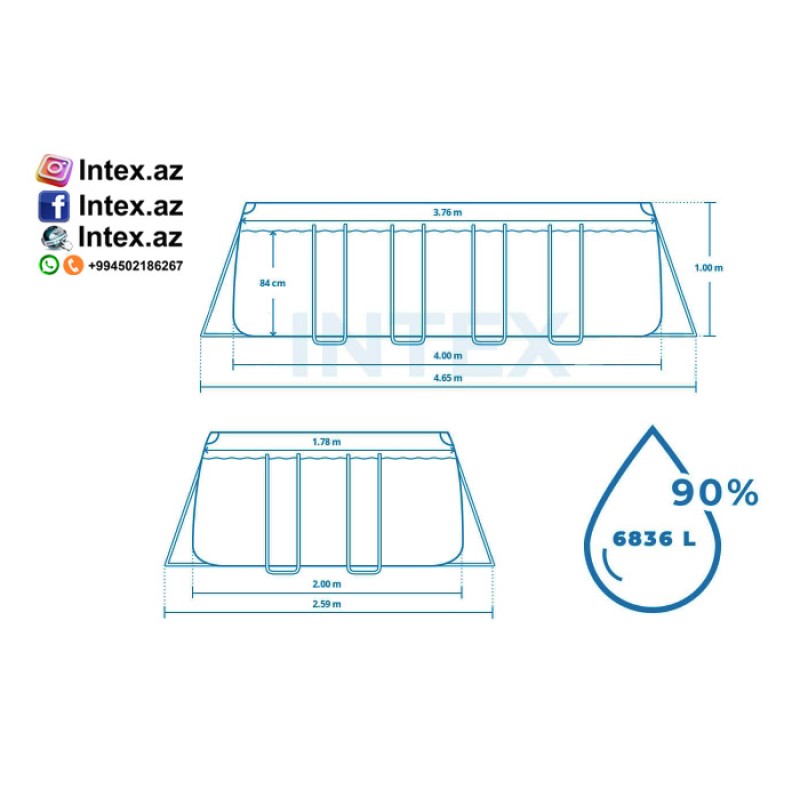 İntex 26788 (400х200х100)