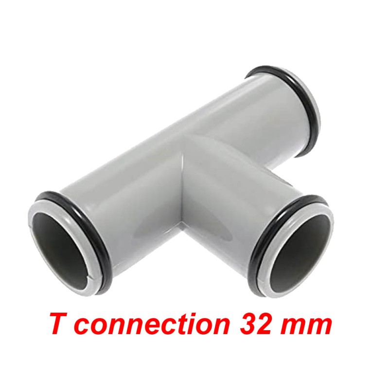 P6362ASS16 T connector 32mm